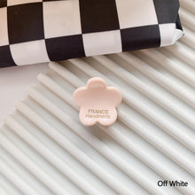 Load image into Gallery viewer, Chic Acetate Flower Shape Small Catch Clip Color Hair Claw Bangs Clip Broken Hair Edge Clip Hairpin