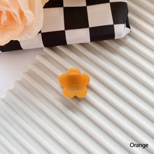 Load image into Gallery viewer, Chic Acetate Flower Shape Small Catch Clip Color Hair Claw Bangs Clip Broken Hair Edge Clip Hairpin