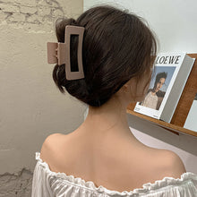 Load image into Gallery viewer, Korean Extra Large Hair Clip for Women Retro Frosted Hair Pin Grab Hair Claw Temperament Barrettes Hair Volume Fashion Accessories