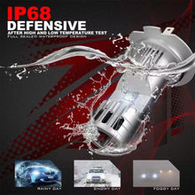 Load image into Gallery viewer, 2Pcs H7 Mini LED Canbus With Fan Headlight Lights 6000K 20000LM Bulb CSP Lamps for Automobiles 80W