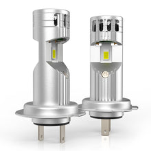 Load image into Gallery viewer, 2Pcs H7 Mini LED Canbus With Fan Headlight Lights 6000K 20000LM Bulb CSP Lamps for Automobiles 80W