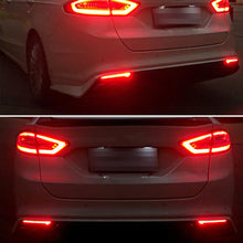 Load image into Gallery viewer, Pair LED Rear Bumper Reflector Driving Tail Brake Taillight Style Red Light Turning Lights For 2013 - 2016 Ford Fusion Mondeo