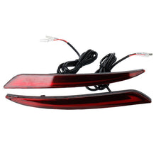 Load image into Gallery viewer, Pair LED Rear Bumper Reflector Driving Tail Brake Taillight Style Red Light Turning Lights For 2013 - 2016 Ford Fusion Mondeo