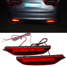 Load image into Gallery viewer, 2Pcs Car Rear Bumper Reflector LED Light Tail Brake Stop Warning Lamp For Kia Rio K2 Sedan 2011-2014 Car Accessories