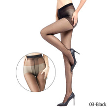 Load image into Gallery viewer, 4 Colors Women Long Sexy Stockings Pantyhose Black Gray High Waist Stocking Tights Panty Lingerie