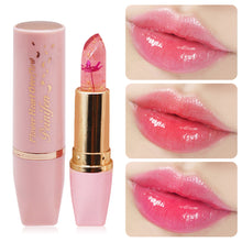 Load image into Gallery viewer, Lip Balm Color Changing Moisturizing Lipstick Flower Gold Foil Lip Gloss Natural Lasting Lip Stick Glaze Lip Primer Makeup Lip Care Oil