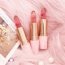 Load image into Gallery viewer, Lip Balm Color Changing Moisturizing Lipstick Flower Gold Foil Lip Gloss Natural Lasting Lip Stick Glaze Lip Primer Makeup Lip Care Oil
