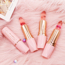 Load image into Gallery viewer, Lip Balm Color Changing Moisturizing Lipstick Flower Gold Foil Lip Gloss Natural Lasting Lip Stick Glaze Lip Primer Makeup Lip Care Oil