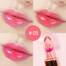 Load image into Gallery viewer, Lip Balm Color Changing Moisturizing Lipstick Flower Gold Foil Lip Gloss Natural Lasting Lip Stick Glaze Lip Primer Makeup Lip Care Oil