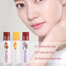 Load image into Gallery viewer, Color Changing Lip Balm Moisturizing Lipstick Fruit Flavor Lip Gloss Natural Lasting Lip Stick Glaze Lip Primer Makeup Lip Care Oil