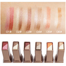 Load image into Gallery viewer, Double Color Gradient Eyeshadow Stick Velvet Eye Shadow Makeup Mix Shimmer Matte Eyeshadow Pallete Pen Dual Color Shadow