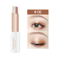 Load image into Gallery viewer, Double Color Gradient Eyeshadow Stick Velvet Eye Shadow Makeup Mix Shimmer Matte Eyeshadow Pallete Pen Dual Color Shadow