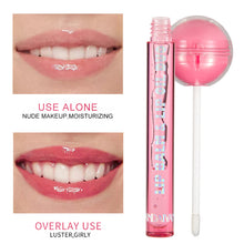 Load image into Gallery viewer, 2 in 1 Lollipop Lip Balm Color Changing Moisturizing Lipstick Lip Gloss Natural Lasting Lip Stick Glaze Lip Primer Makeup Lip Care Oil