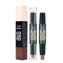 Load image into Gallery viewer, 2 in 1 Double-end Concealer Stick Face Makeup Creamy Foundation Pencil Women Cosmetics Facial Make up Highlighter & Contour Creamy Pen