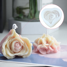 Load image into Gallery viewer, Hydrangea Rose Candle Silicone Mold DIY Flowers Candle Making Soap Resin Chocolate Mold Valentine's Birthday Gifts Craft Home Decor