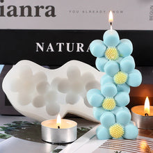 Load image into Gallery viewer, 3D Flower Silicone Candle Mold Aesthetic New Handmade DIY Pillar Scented Candles Making Kit Chocolate Cake Fondant Mould