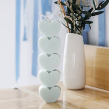 Load image into Gallery viewer, 3D Heart Silicone Candle Mold Aesthetic New Handmade DIY Pillar Scented Candles Making Kit Chocolate Cake Fondant Mould