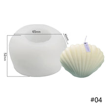 Load image into Gallery viewer, 3D Ocean Shell Candle Mould DIY Plaster Mold Marine Series Conch Scented Candle Making Kit Cake Decoration Handmade Gifts