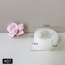 Load image into Gallery viewer, 3D Rose Flower Candle Mould Home Decor Craft Mould Handmade Candle Making Supplies Handmade Gifts