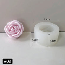 Load image into Gallery viewer, 3D Rose Flower Candle Mould Home Decor Craft Mould Handmade Candle Making Supplies Handmade Gifts