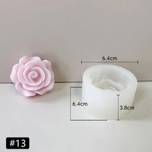 Load image into Gallery viewer, 3D Rose Flower Candle Mould Home Decor Craft Mould Handmade Candle Making Supplies Handmade Gifts
