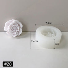 Load image into Gallery viewer, 3D Rose Flower Candle Mould Home Decor Craft Mould Handmade Candle Making Supplies Handmade Gifts