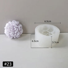 Load image into Gallery viewer, 3D Rose Flower Candle Mould Home Decor Craft Mould Handmade Candle Making Supplies Handmade Gifts