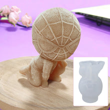 Load image into Gallery viewer, 3D Moon Astronauts Candle Mold Silicone Mold for Candle Making Aromatherapy Soap Scented Candle Plaster Wax Crystal Resin Mold