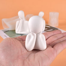 Load image into Gallery viewer, DIY Family Abstract Body Candle Silicone Mold 3D Thinker Portrait Aroma Silicone Candle Mold Wedding Gifts Craft Home Decor Supplies