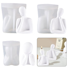 Load image into Gallery viewer, DIY Family Abstract Body Candle Silicone Mold 3D Thinker Portrait Aroma Silicone Candle Mold Wedding Gifts Craft Home Decor Supplies