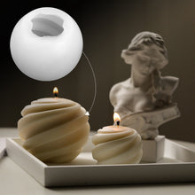 Load image into Gallery viewer, Woolen Ball Candle Mold Handmade Silicone Candles Making Woolen Soap Molds Home Decoration Mold Wedding Gift