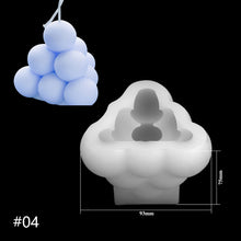 Load image into Gallery viewer, Woolen Ball Candle Mold Handmade Silicone Candles Making Woolen Soap Molds Home Decoration Mold Wedding Gift
