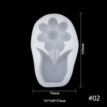 Load image into Gallery viewer, Tulip Flower Candle Silicone Mold DIY Flowers Candle Making Soap Resin Chocolate Mold Birthday Gifts Craft Home Decor
