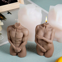 Load image into Gallery viewer, Human Body Candle Molds Resin Soap Mould Candle Making Set Home Decor Wedding Party Gifts Body Making Molds