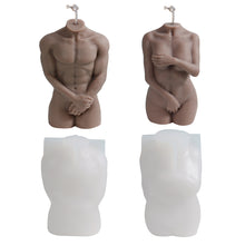Load image into Gallery viewer, Human Body Candle Molds Resin Soap Mould Candle Making Set Home Decor Wedding Party Gifts Body Making Molds