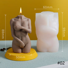 Load image into Gallery viewer, Human Body Candle Molds Resin Soap Mould Candle Making Set Home Decor Wedding Party Gifts Body Making Molds