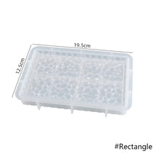 Load image into Gallery viewer, Circular Rectangular Diamond Grain Storage Box Silicone Molds for Jewelry Making Heart Shape Cut Mold DIY Crystal Epoxy Gift Box Jewelry Tools Moulds