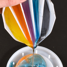 Load image into Gallery viewer, Silicone Color Cup Split Color Mixing Cup Toning Dispensing Cup DIY Craft Casting Tool Fluid Art Split Cups Jewelry Making Tools