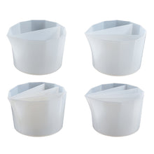 Load image into Gallery viewer, Silicone Color Cup Split Color Mixing Cup Toning Dispensing Cup DIY Craft Casting Tool Fluid Art Split Cups Jewelry Making Tools