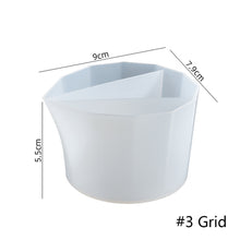 Load image into Gallery viewer, Silicone Color Cup Split Color Mixing Cup Toning Dispensing Cup DIY Craft Casting Tool Fluid Art Split Cups Jewelry Making Tools