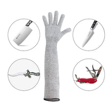 Load image into Gallery viewer, Anti-Puncture Cut Arm Sleeve Resistant Breathable Skin-friendly Food Grade Material Cut-Resistant Arm Sleeve Cover for Worker