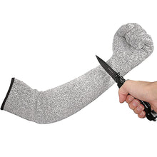 Load image into Gallery viewer, Anti-Puncture Cut Arm Sleeve Resistant Breathable Skin-friendly Food Grade Material Cut-Resistant Arm Sleeve Cover for Worker