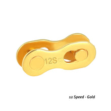Load image into Gallery viewer, 2Pcs 6/7/8/9/10/12 Speed Bicycle Chain Connector Lock Quick Link Road Bike Magic Buckle Master Bicycle Joint Cycling Parts Gold