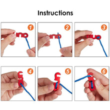 Load image into Gallery viewer, 10Pcs Adjustable Camping Tent Cord Rope Buckle Tensioners Fastener Kit Wind Rope Stopper Buckle Outdoor Camping Tents Securing