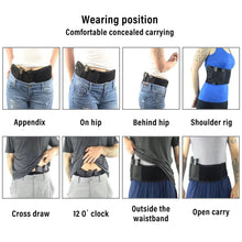Load image into Gallery viewer, Portable Tactical Pistol Holster Military Hidden Holster Wide Belt Mobile Phone Holster Outdoor Hunting Shooting Defense Holster