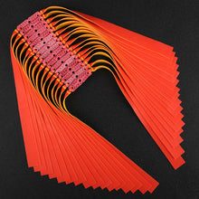 Load image into Gallery viewer, 5Pcs Latex Thickened Slingshot Hunting Powerful Flat Rubber Band 1.0-1.2mm High Elasticity Outdoor Catapult Shooting Accessories