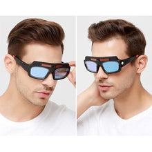 Load image into Gallery viewer, Automatic Darkening Dimming Welding Glasses Machine Mask Helmet Eyes Welder Goggles For Welding Machine Equipment Tools