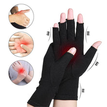 Load image into Gallery viewer, 1 Pair Compression Arthritis Gloves Wrist Support Cotton Premium Arthritic Joint Pain Relief Hand Brace Therapy Wristband