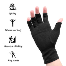 Load image into Gallery viewer, 1 Pair Compression Arthritis Gloves Wrist Support Cotton Premium Arthritic Joint Pain Relief Hand Brace Therapy Wristband