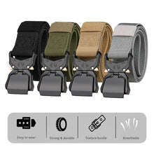 Load image into Gallery viewer, Quick Release Tactical Belt Airsoft CS Combat Molle Airsoft Belts Quick Release Metal Buckle Hunting Mens Belt Waistband
